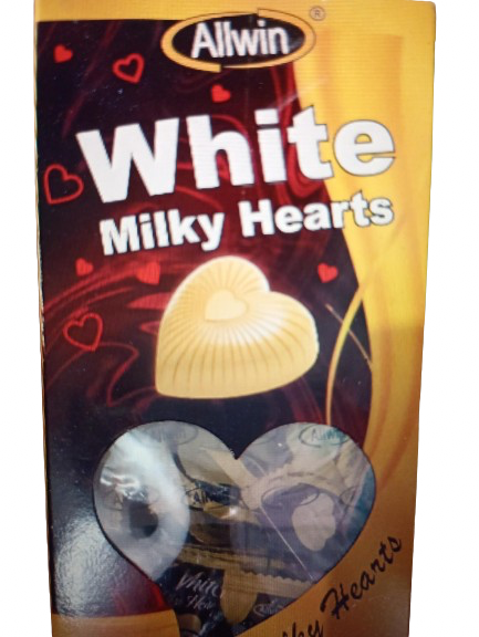 Allwin White Milky Hearts