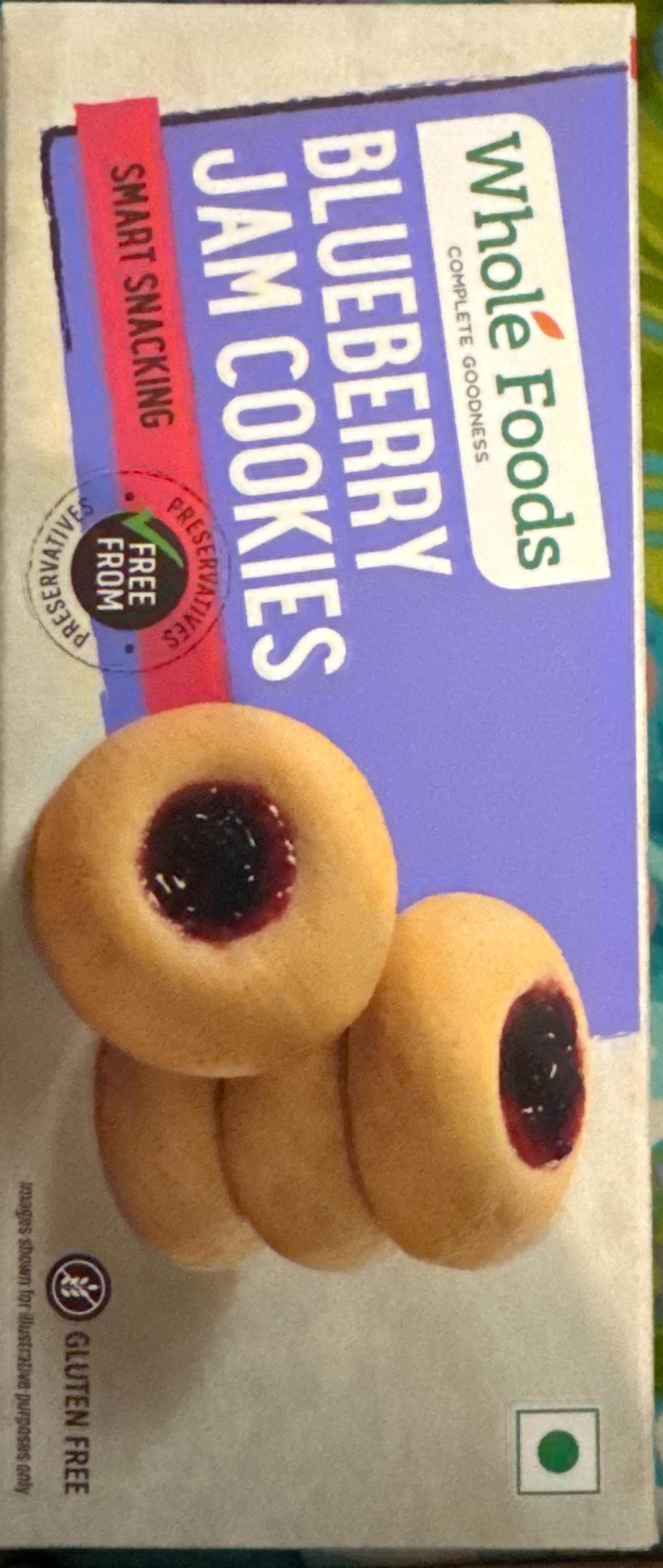 Whole Foods Blueberry Jam Cookies