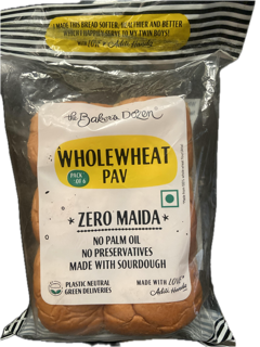 The Baker's Dozen Wholewheat Pav