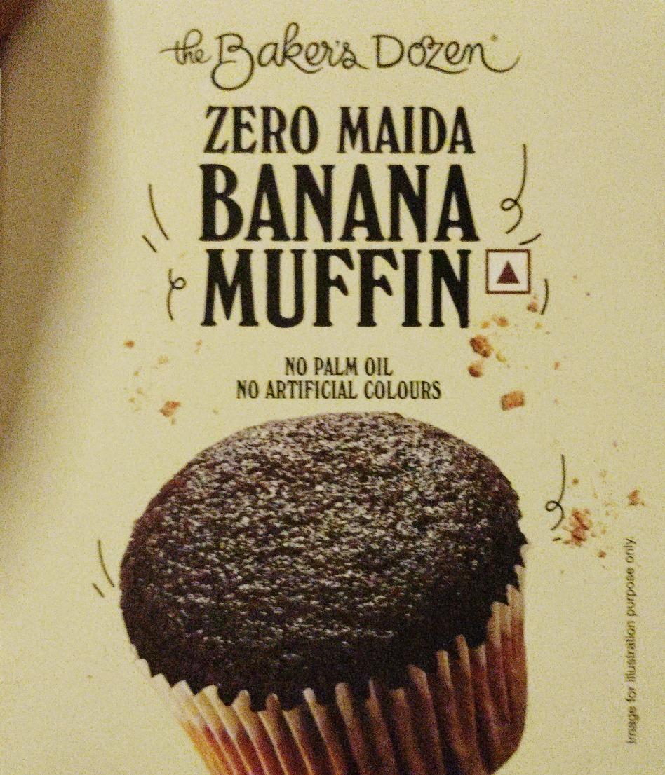 The Baker's Dozen Zero Maida Banana Muffin