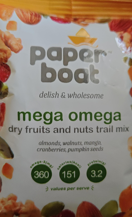 Paper Boat Mega Omega Dry Fruits And Nuts Trail Mix