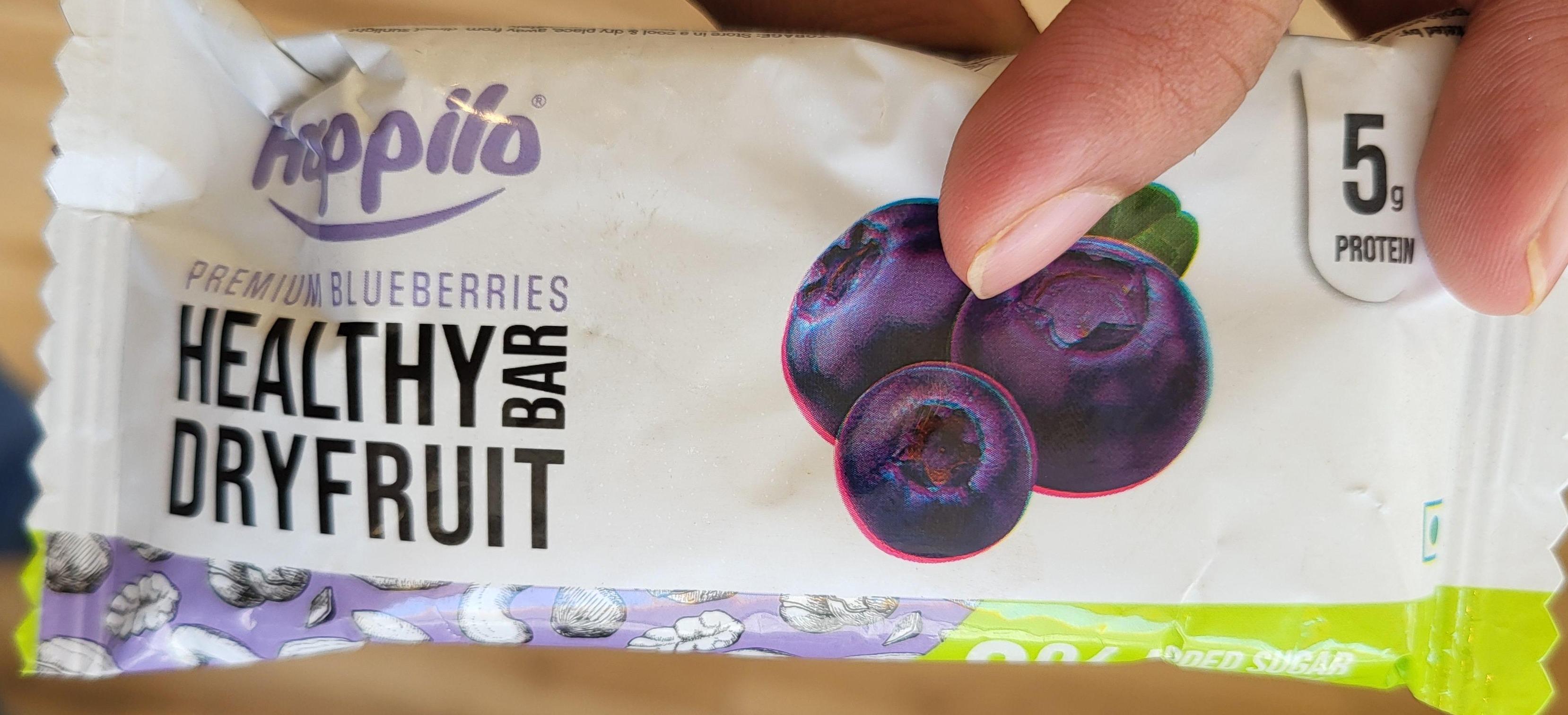 Happilo Healthy Bar Premium Blueberries Dry Fruit