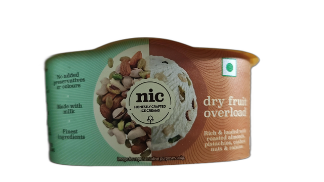 Nic Ice Creams Dry Fruit Overload