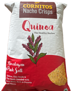 Cornitos Nacho Crisps Quinoa Himalayan Pink Salt