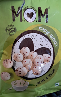 MOM- Meal Of The Moment Roasted Makhana Cream N Onion