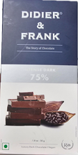Didier & Frank Intense 75% Luxury Dark Chocolate