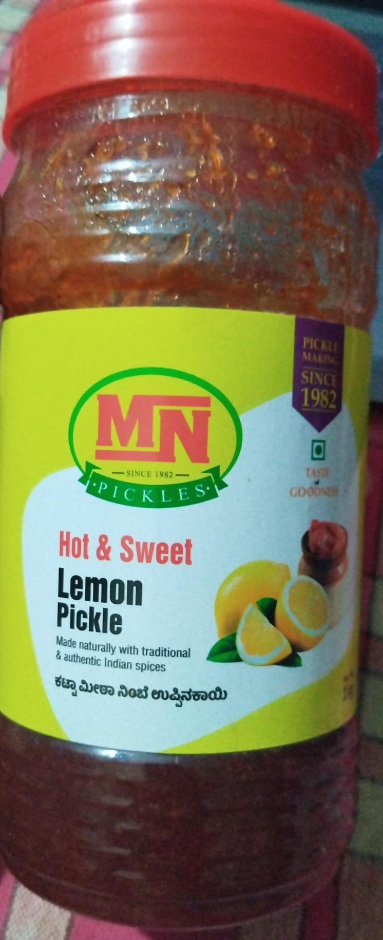 Mn Pickles Hot & Sweet Lemon Pickle