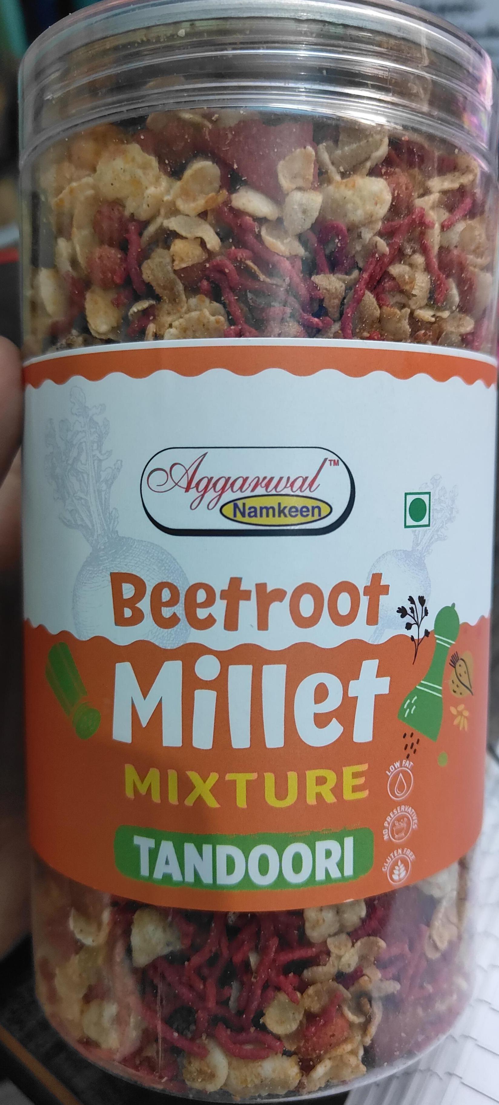 Aggarwal Namkeen Beetroot Millet Mixture Tandoori