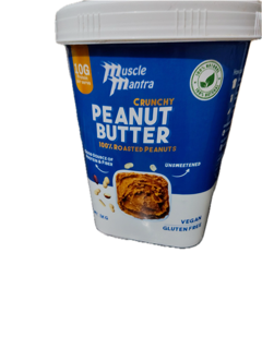 Muscle Mantra Peanut Butter Crunchy Unsweetened