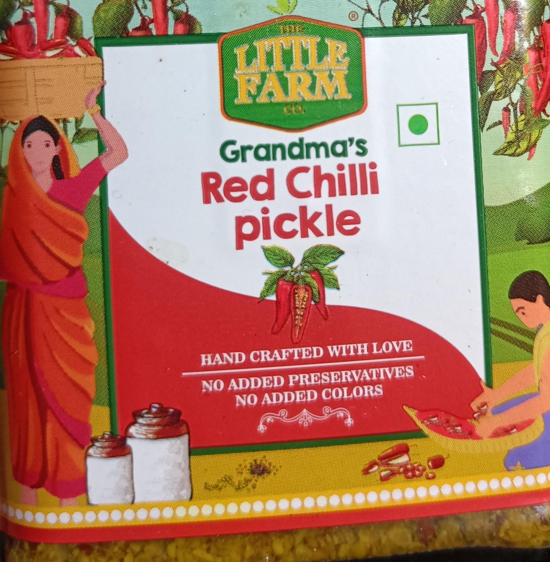 The Little Farm Co Grandma's Red Chilli Pickle