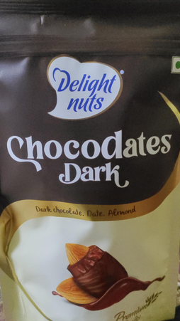 Delight Nuts Chocodates Dark Chocolate