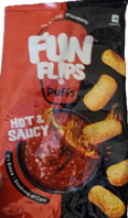 Fun Flips Puffs Hot & Saucy