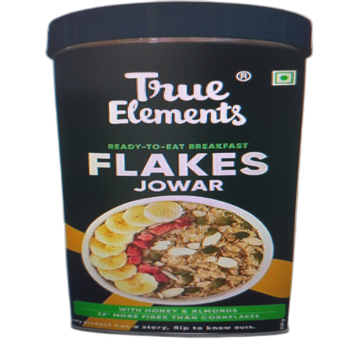 True Elements Flakes Jowar With Honey And Almonds