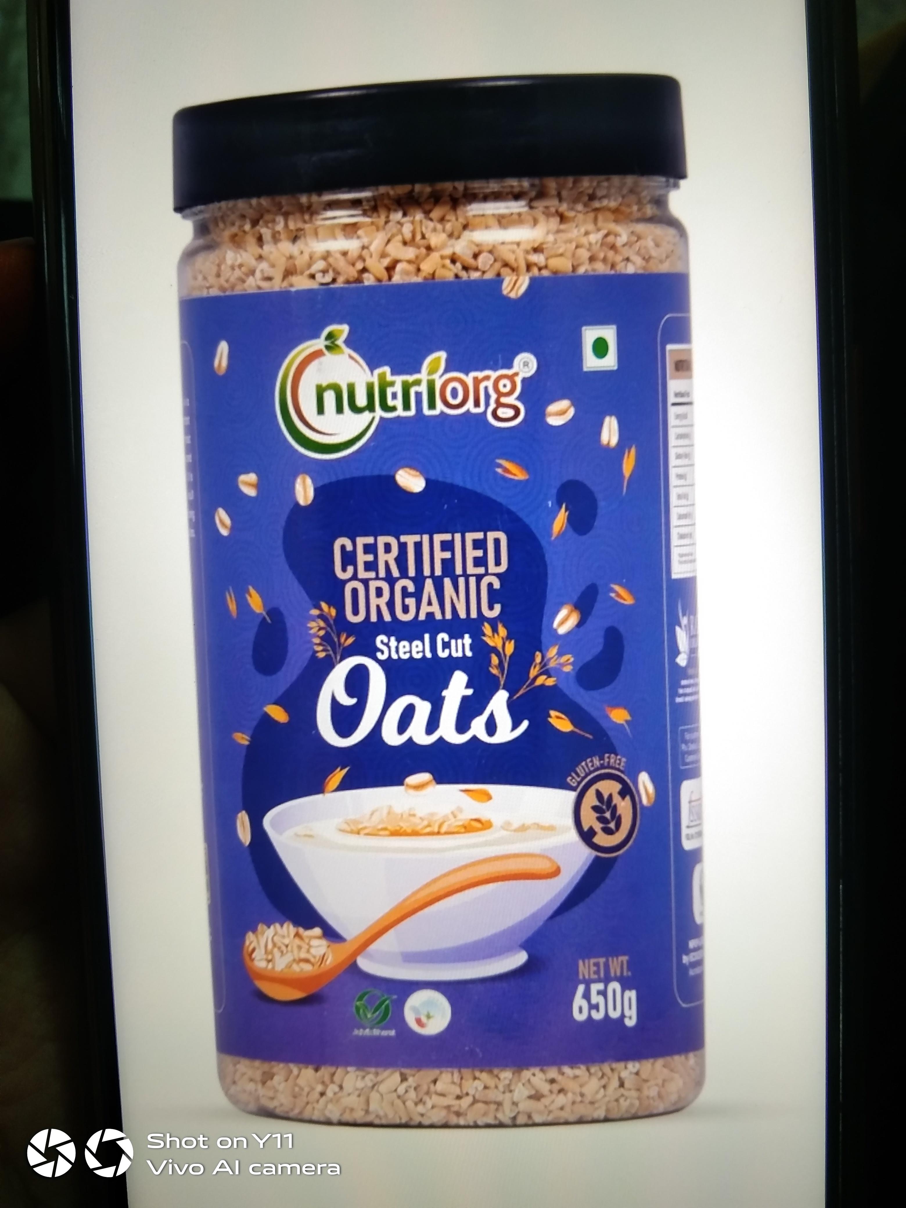 Nutriorg Certified Organic Steel Cut Oats