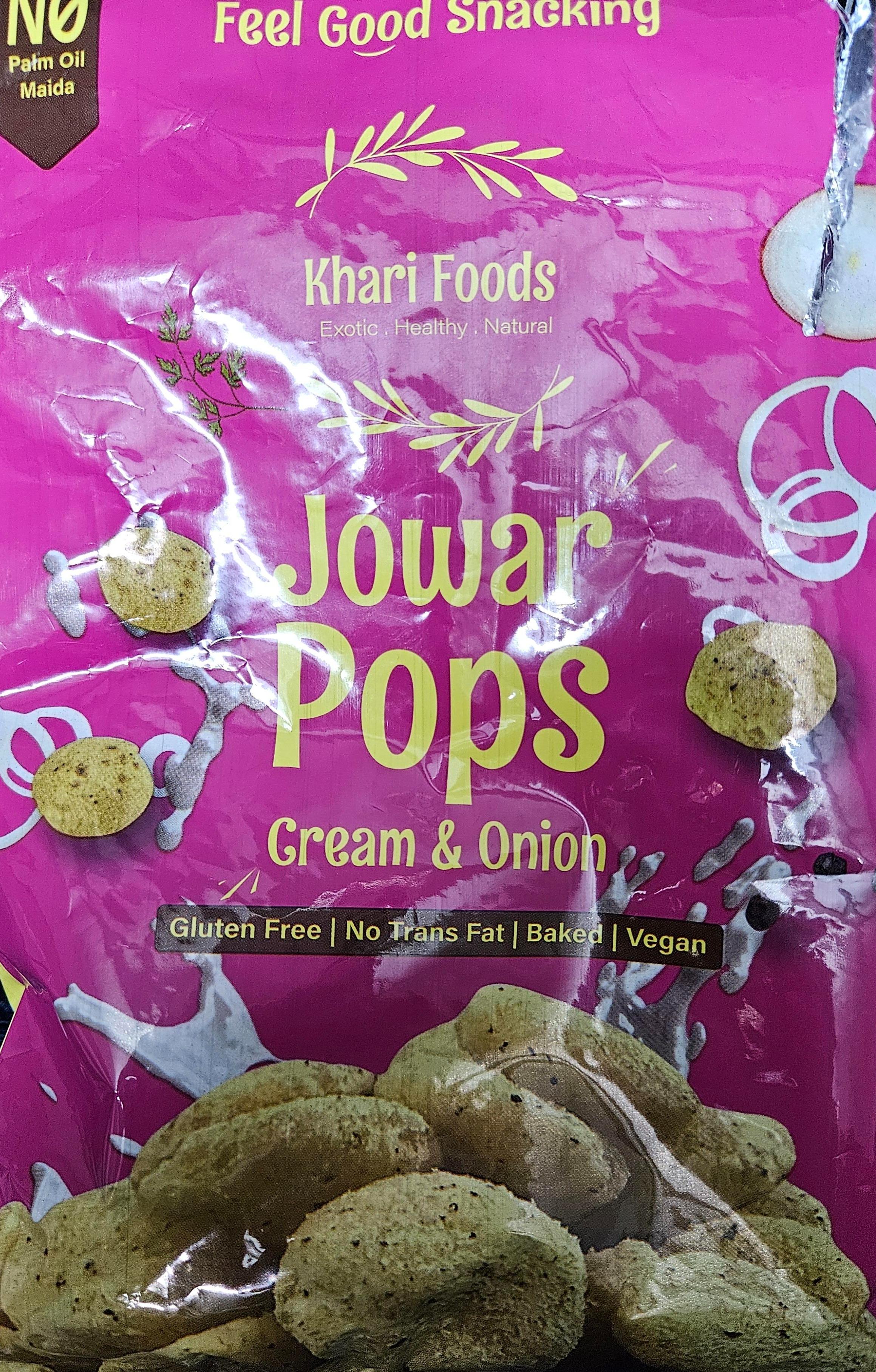 Khari Foods Jowar Pops Cream & Onion