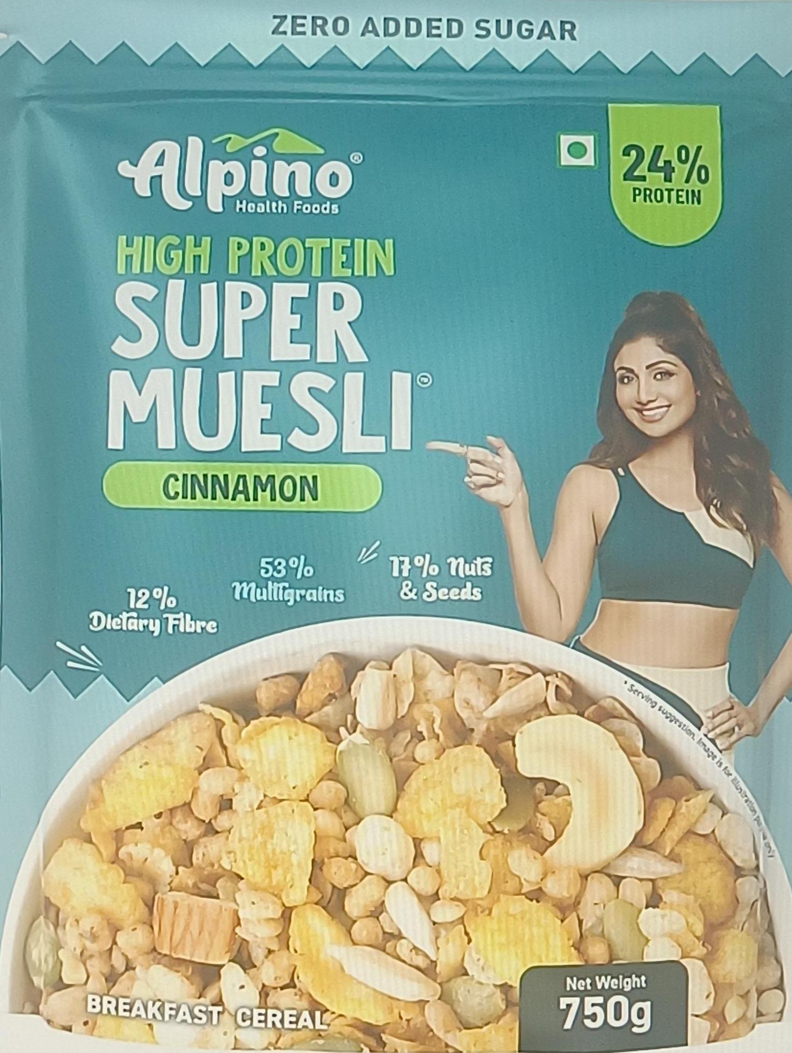 Alpino High Protein Super Muesli Cinnamon