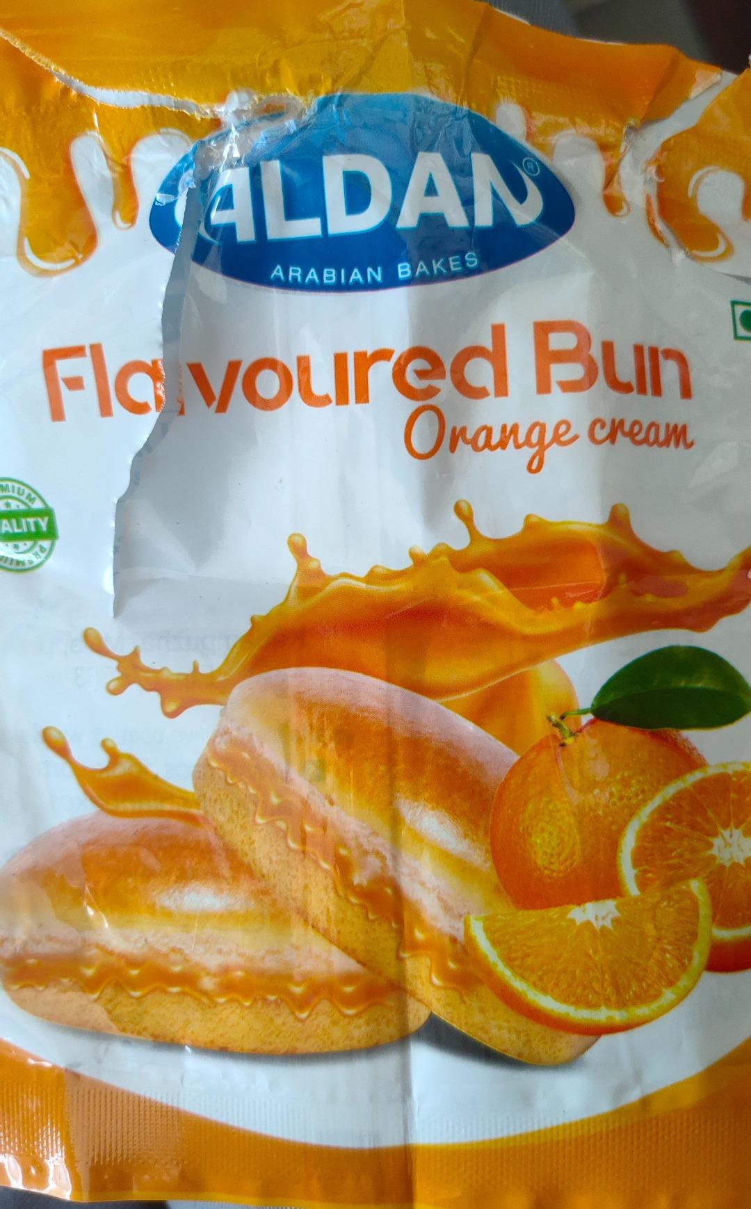Aldan Flavoured Bun Orange Cream