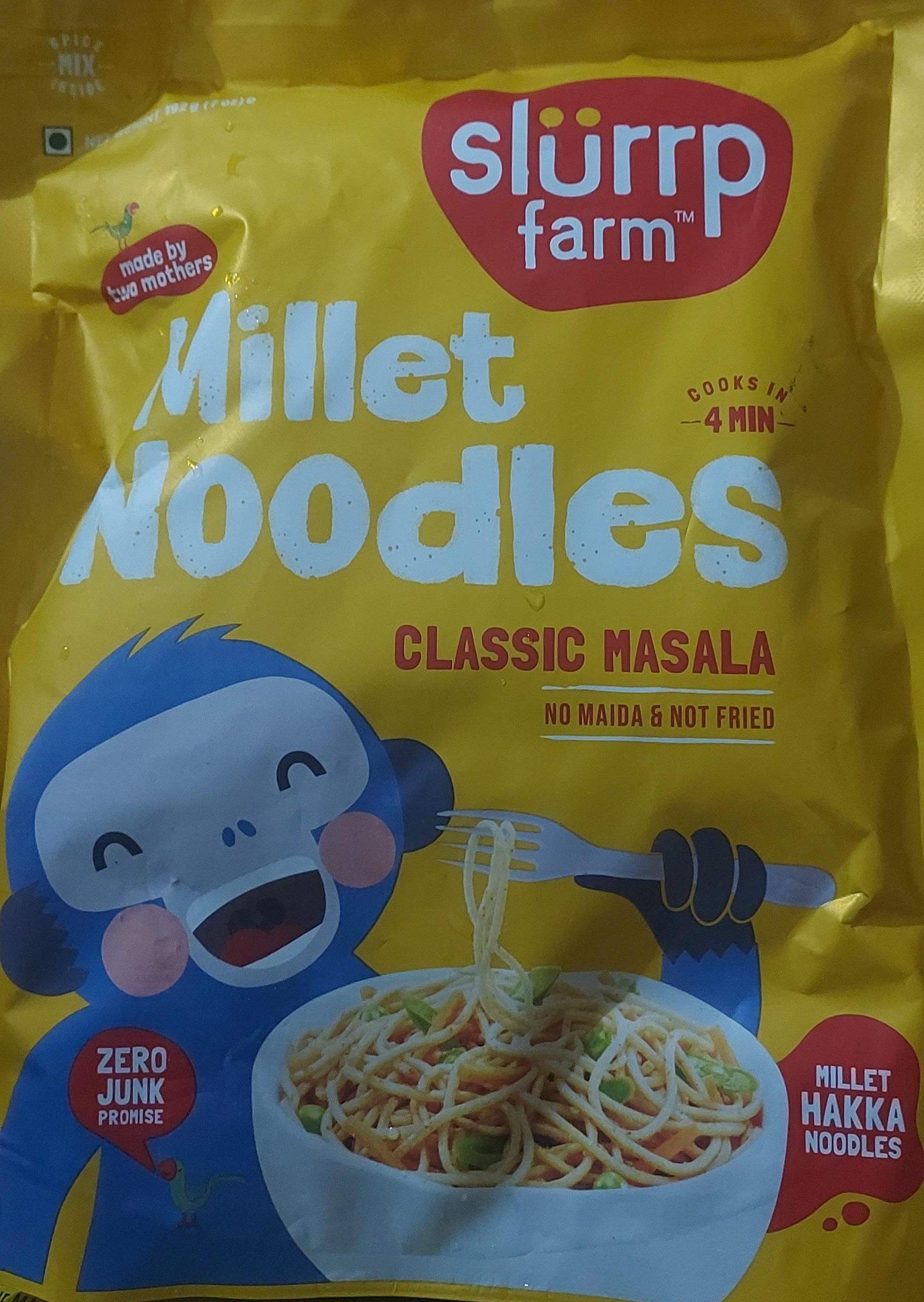 Slurrp Farm Millet Hakka Noodles Classic Masala