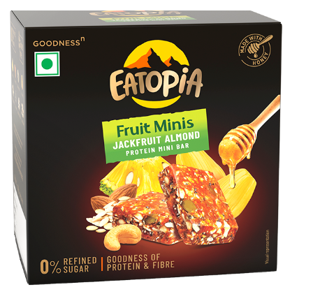 EATOPiA Fruit Minis JACKFRUIT ALMOND PROTEIN MINI BAR