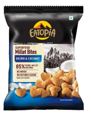 Eatopia Millet Bites Bajra & Coconut