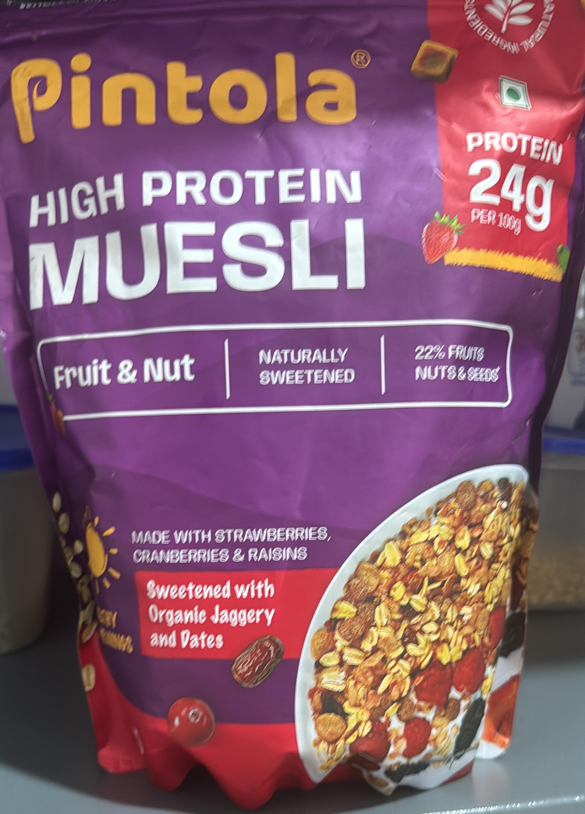 Pintola High Protein Muesli Fruit & Nut