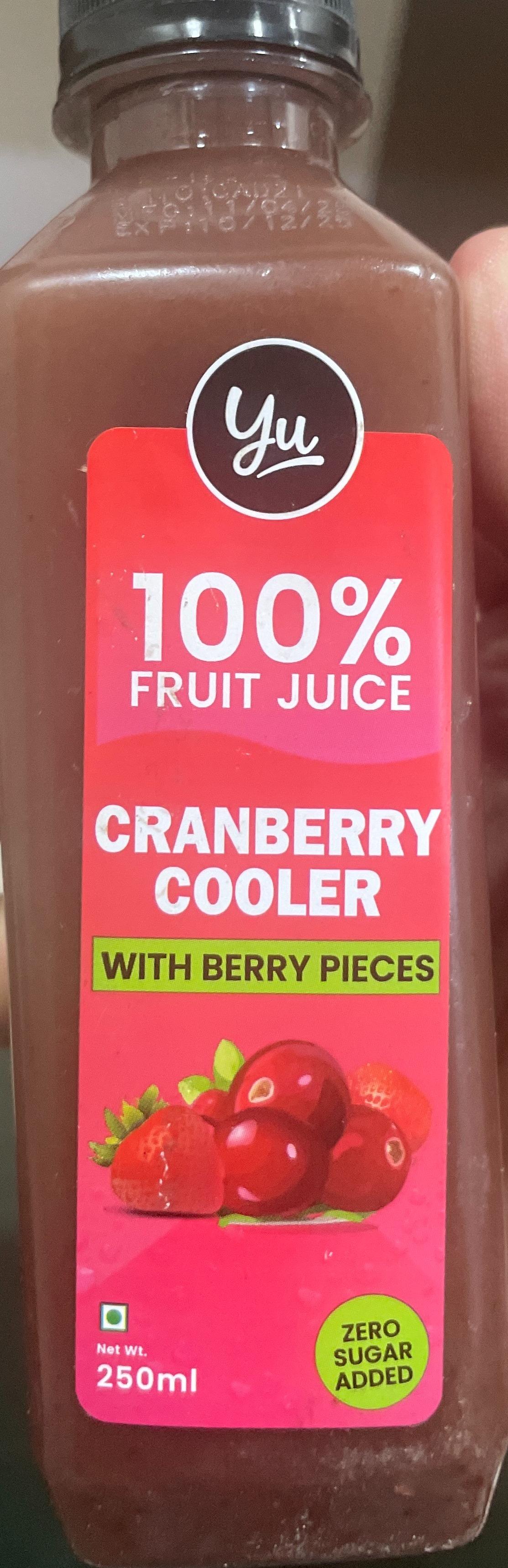 Yu Cranberry Cooler With Berry Pieces
