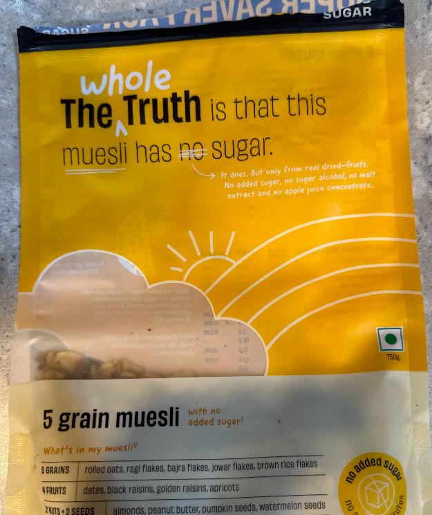 The Whole Truth 5 Grain Muesli