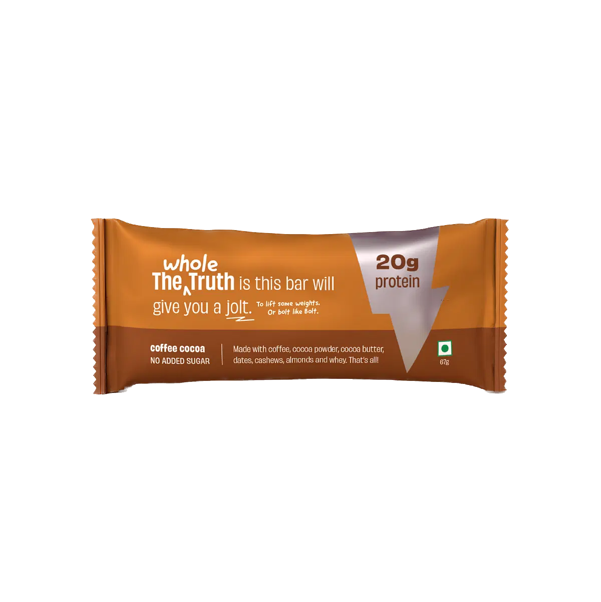 The Whole Truth Protein Bar Coffee Cocoa