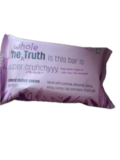 The Whole Truth Almond Millet Cocoa Protein Bar