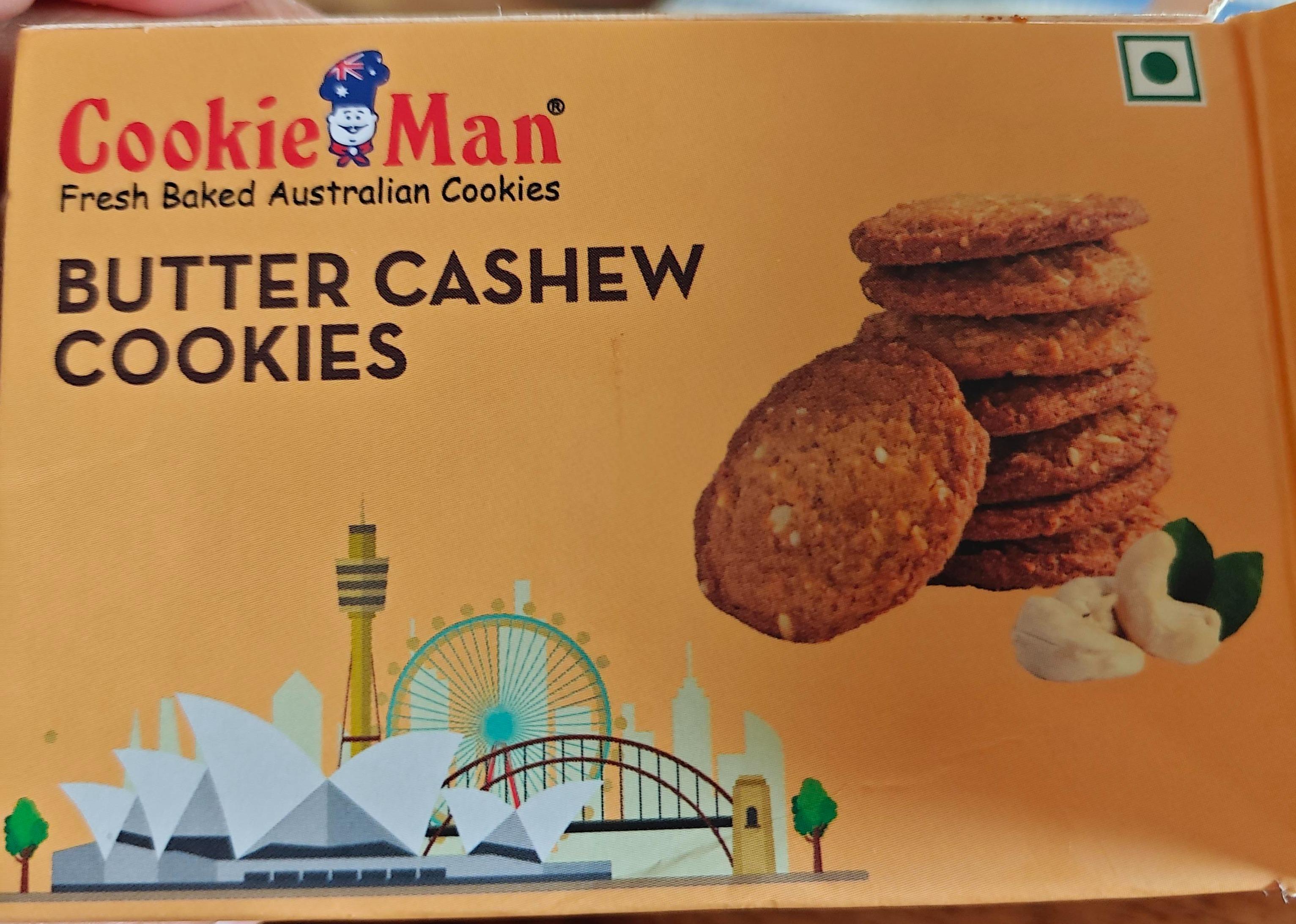 Cookie Man Butter Cashew Cookies