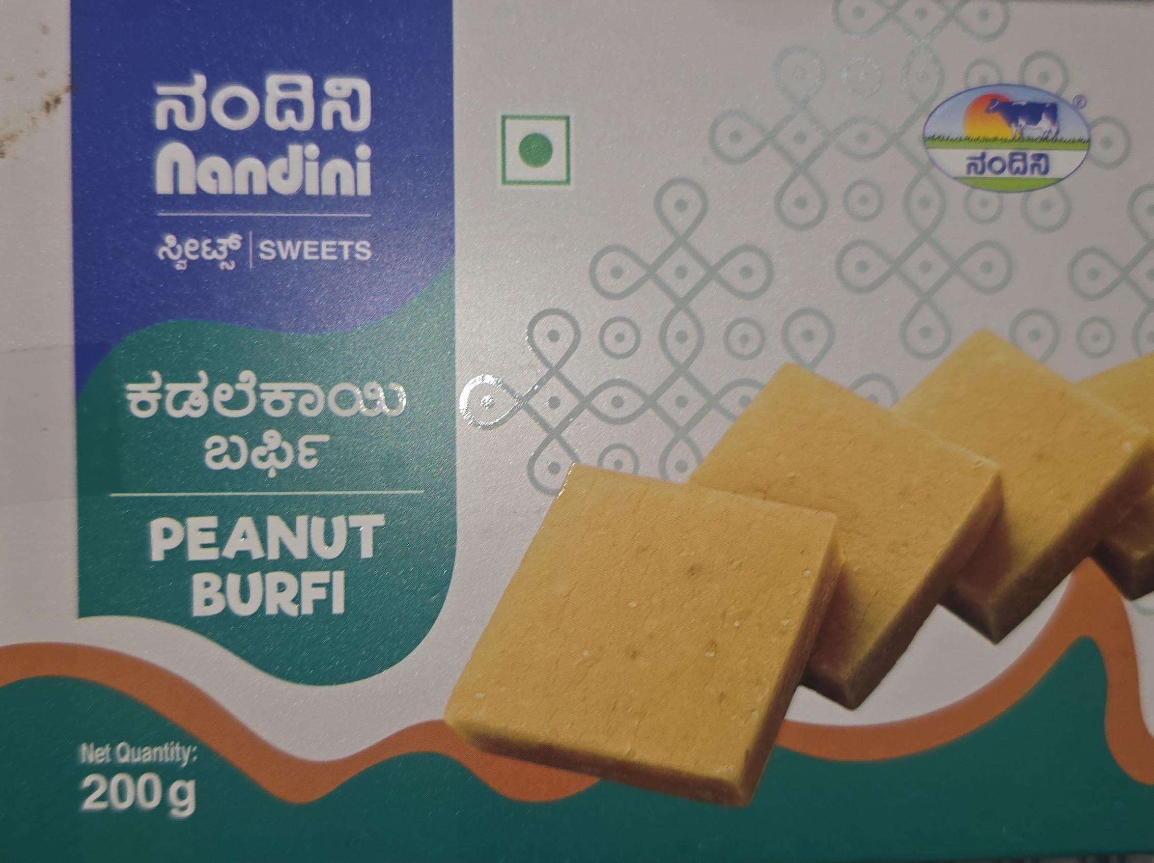 Nandini Peanut Burfi