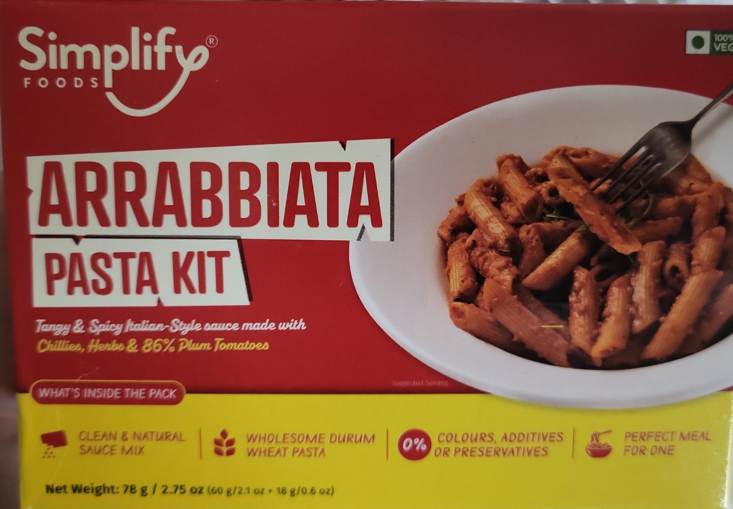 Simplify Foods Arrabbiata Pasta Kit
