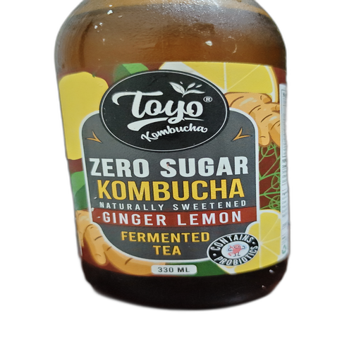 Toyo Kombucha Ginger Lemon Fermented Tea
