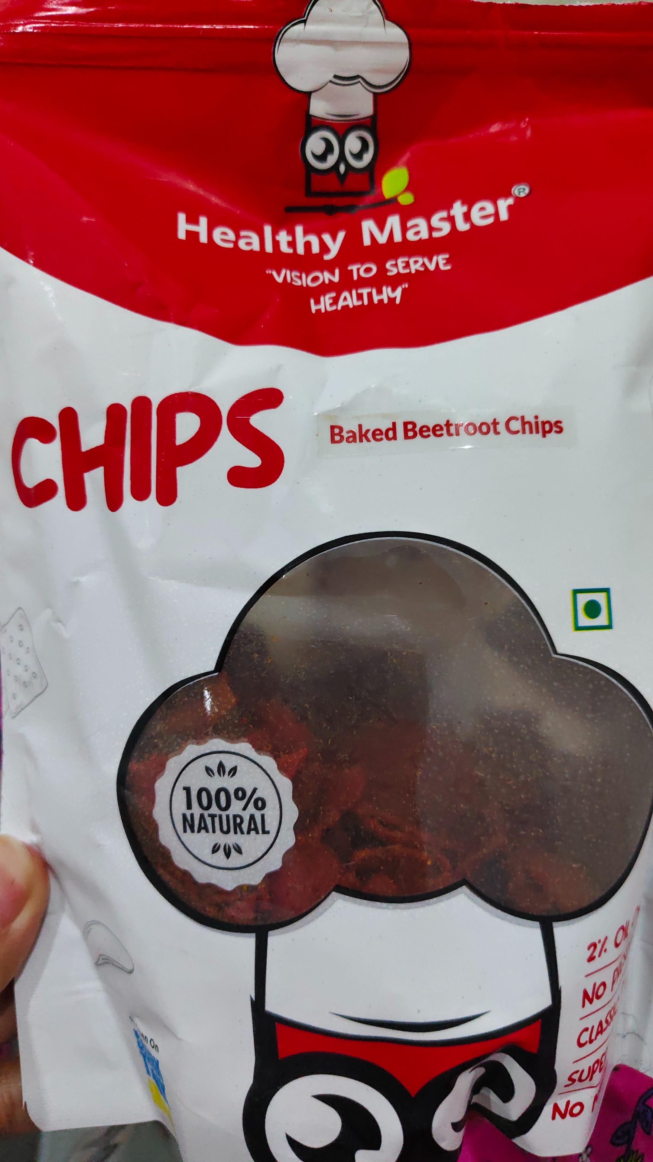 Healthy Master Baked Beetroot Chips
