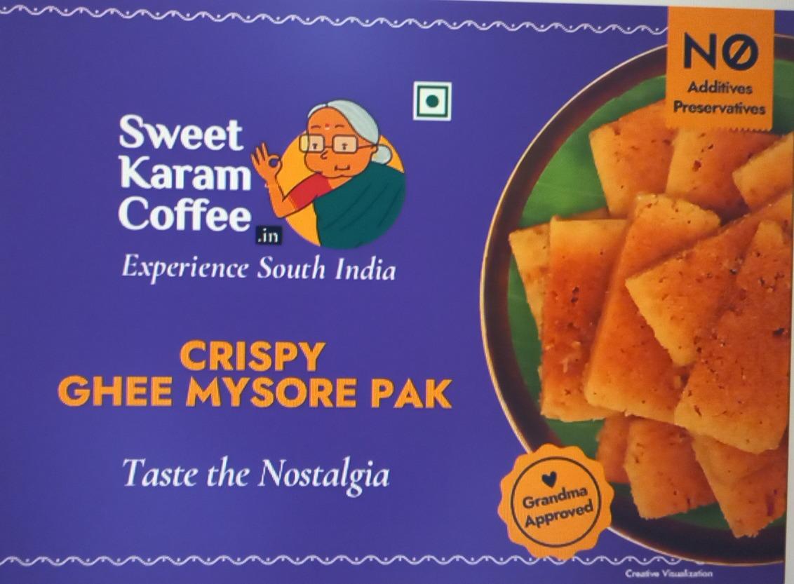 Sweet Karam Coffee Crispy Ghee Mysore Pak