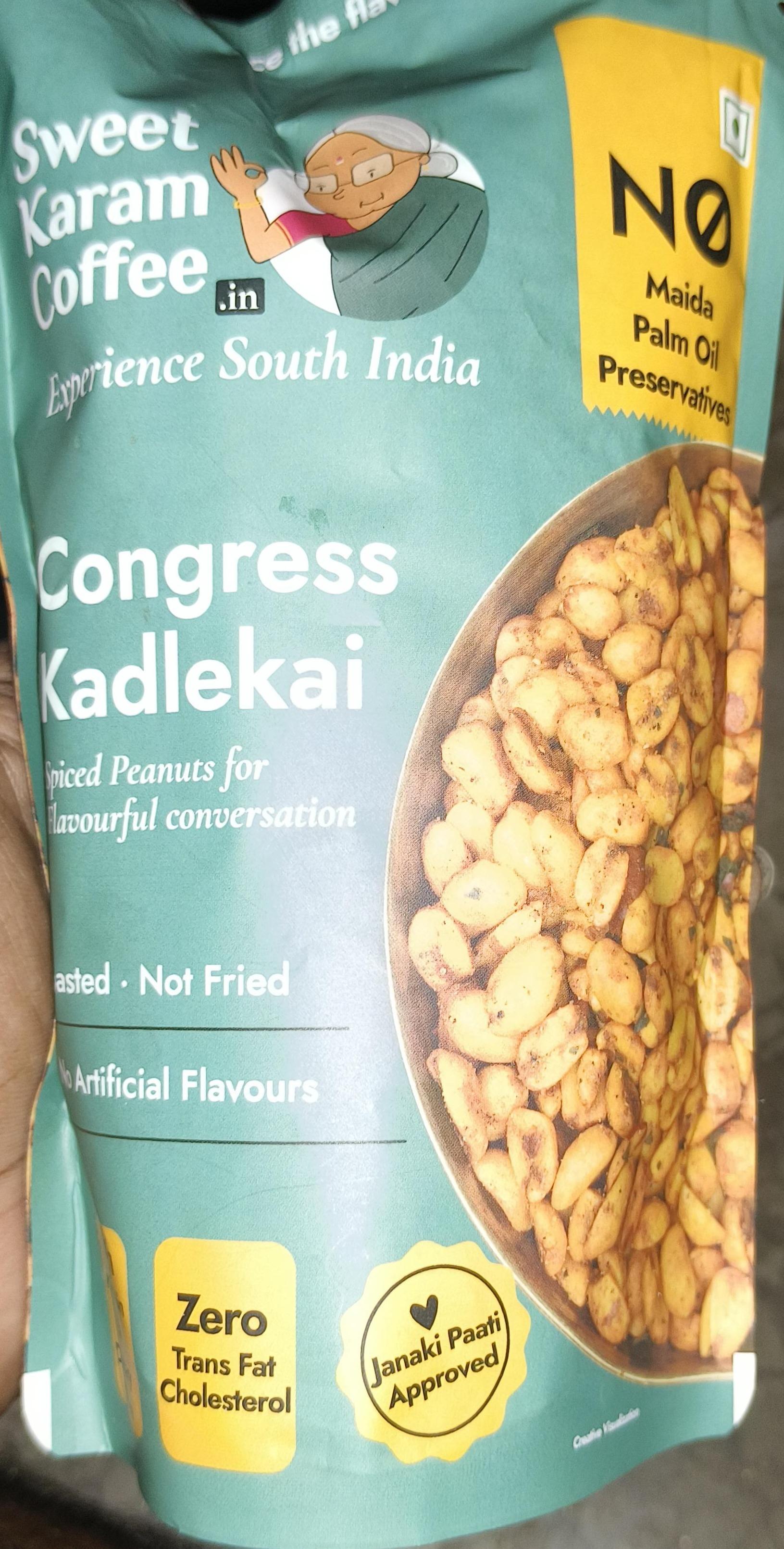 Sweet Karam Coffee Congress Kadlekai