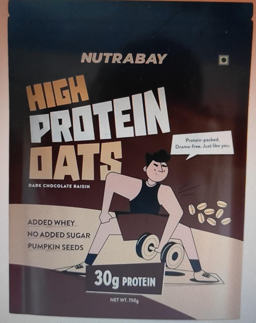 Nutrabay High Protein Oats Dark Chocolate Raisin