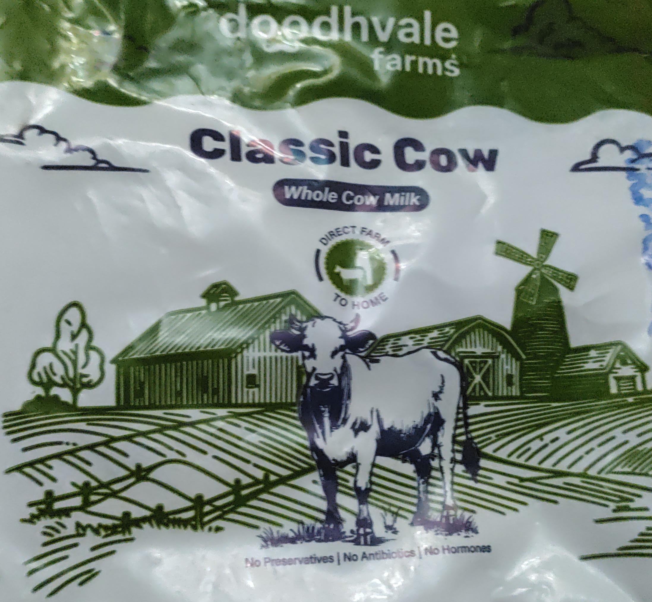 Doodhvale Farms Classic Cow Whole Cow Milk