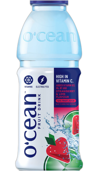 O'cean Fruit Drink Strawberry & Lime Flavour
