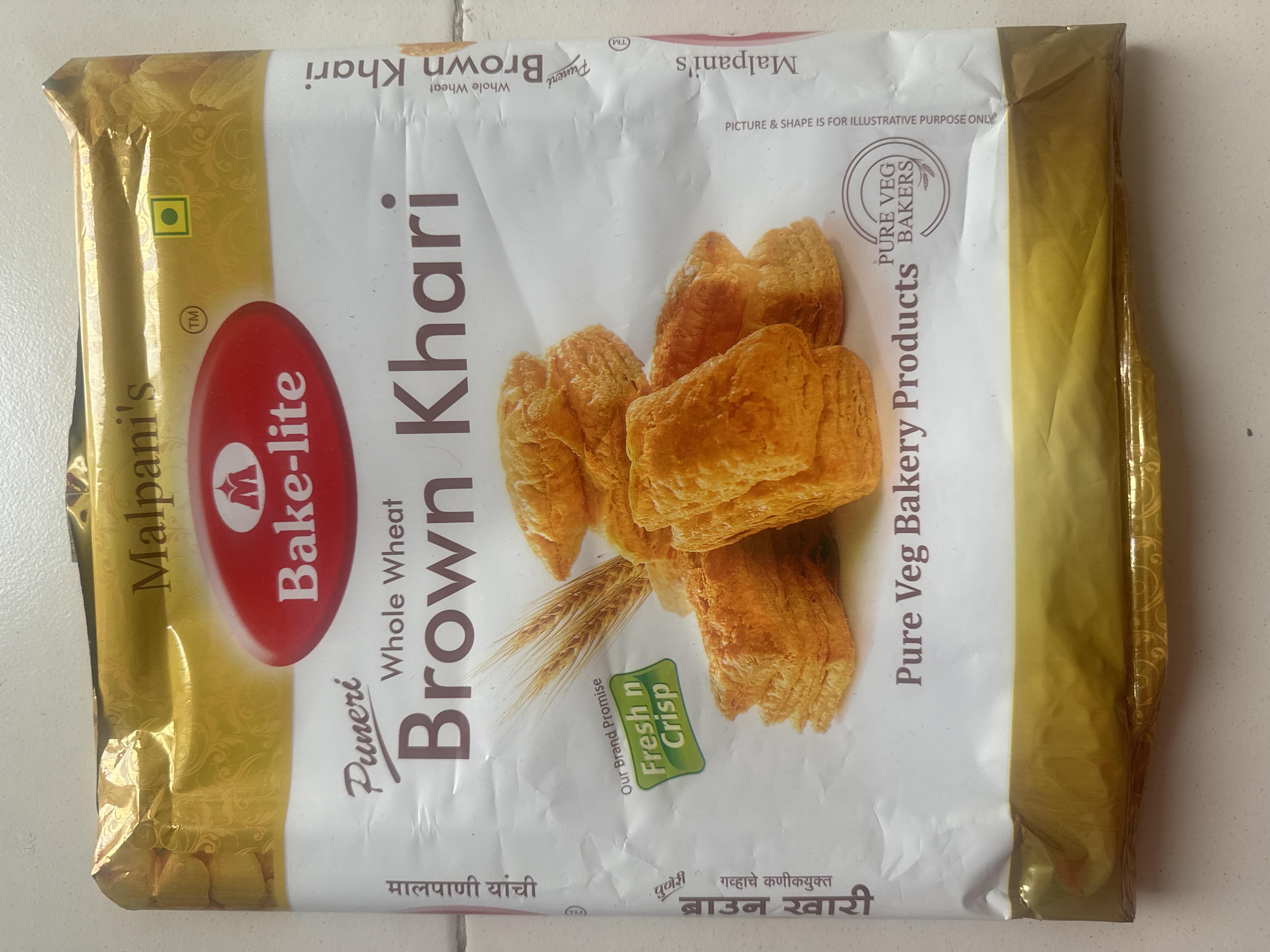 Malpani’s Bake-lite Puneri Whole Wheat Brown Khari