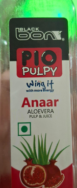 Black Bon Pio Pulpy Anaar Aloevera Pulp & Juice