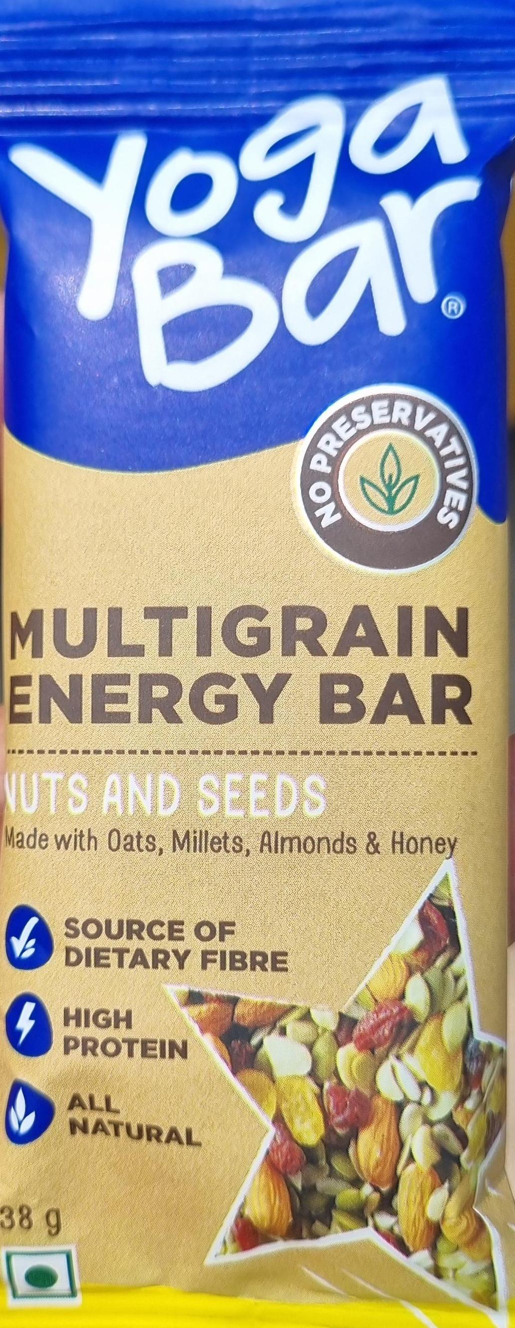 Yoga Bar Multigrain Energy Bar Nuts and Seeds