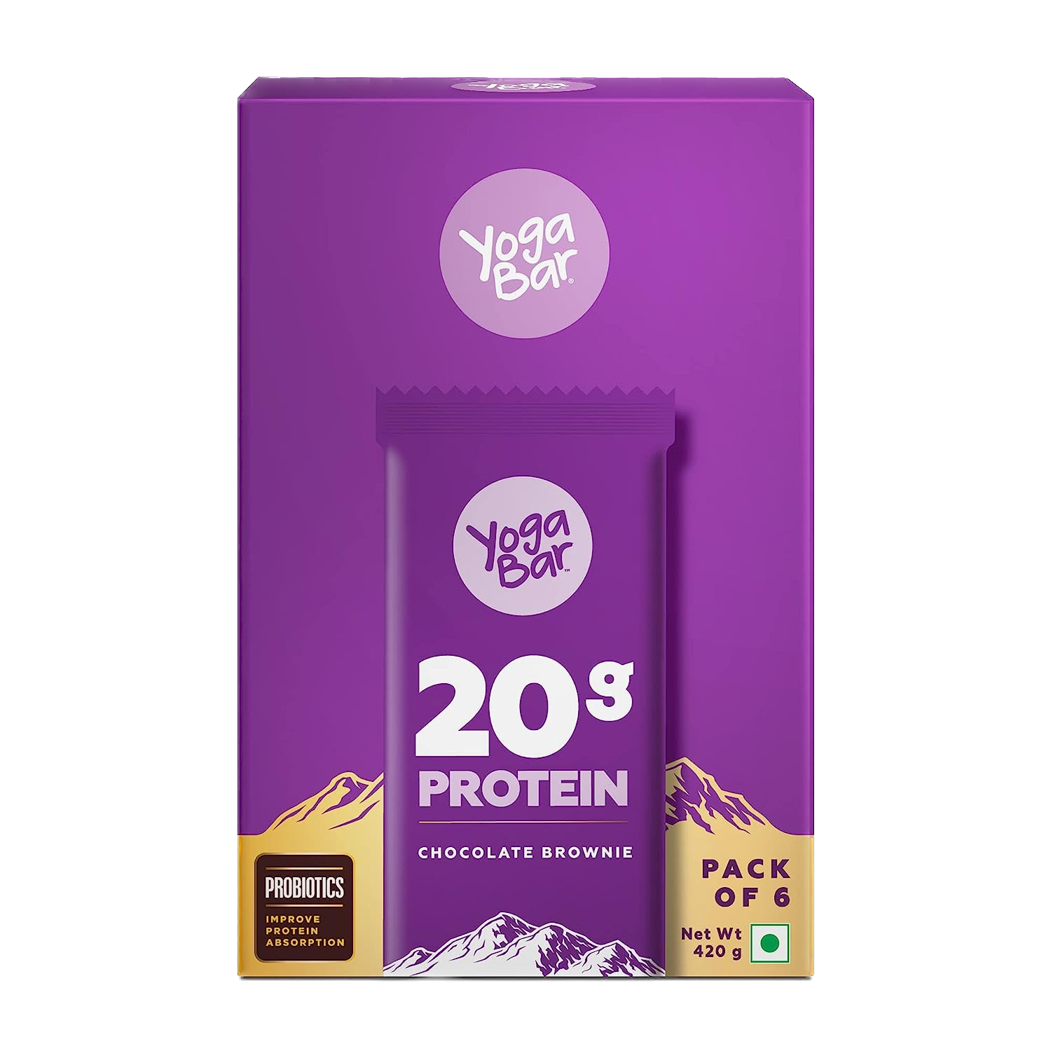 Yoga Bar 20g Protein Chocolate Brownie