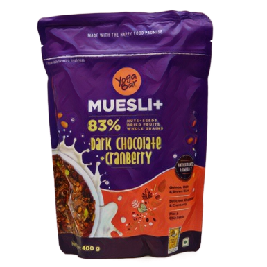 Yoga Bar Museli+ Dark Chocolate + Cranberry