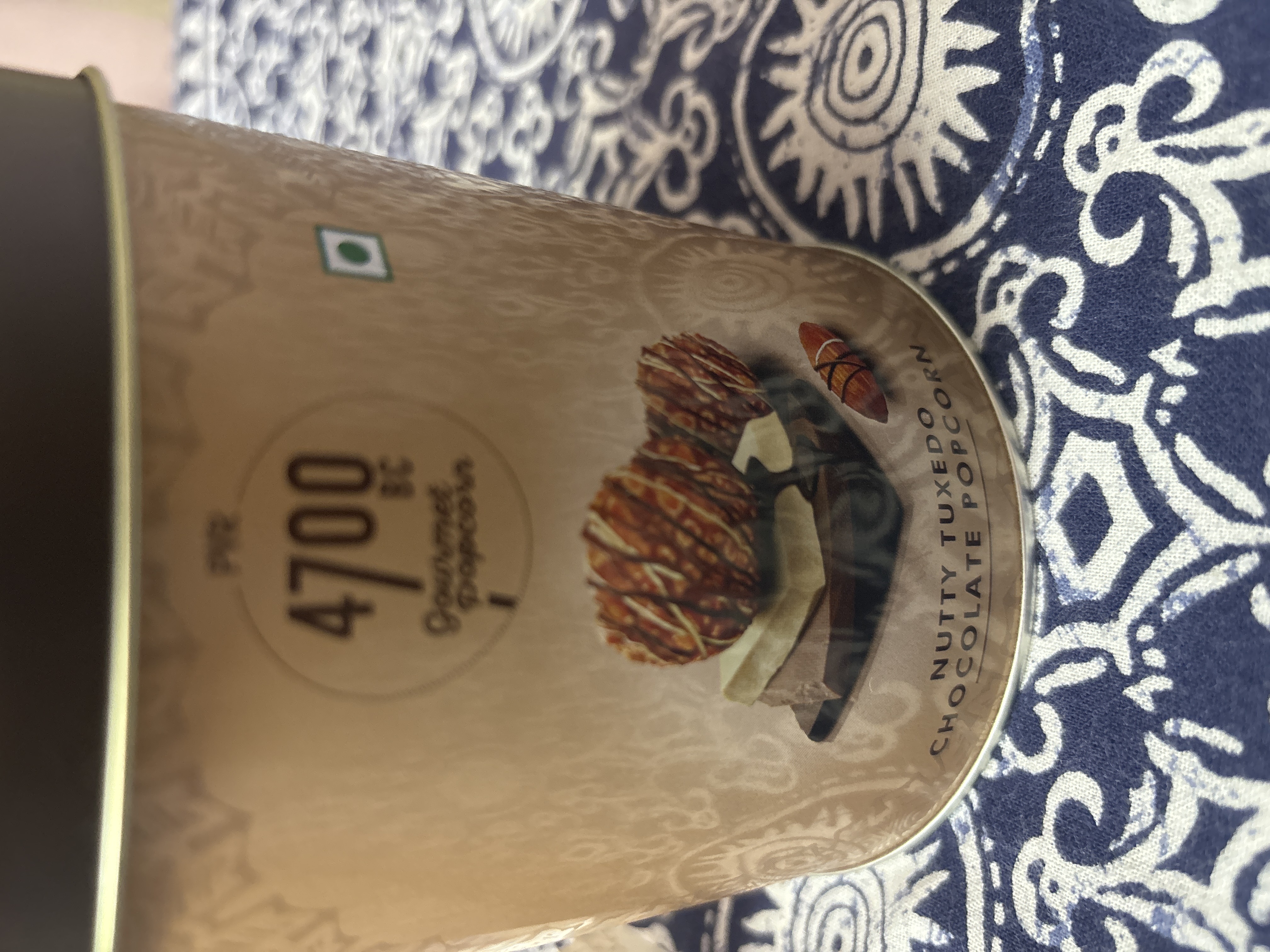 4700BC Gourmet Popcorn Nutty Tuxedo Chocolate popcorn