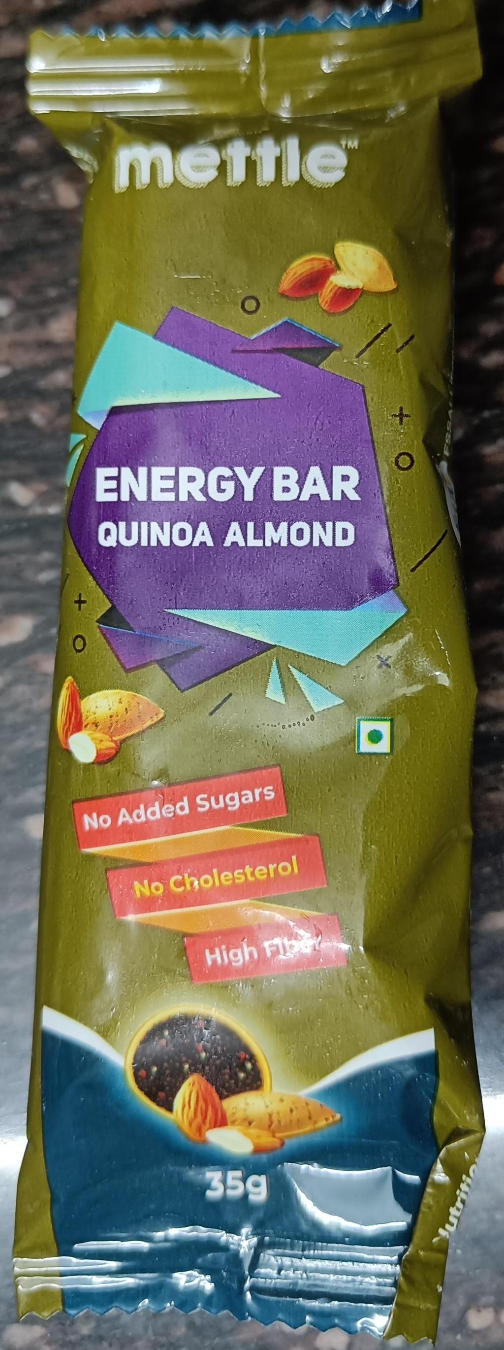 Mettle Energy Bar Quinoa Almond