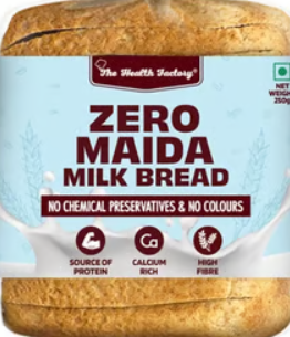 The Health Factory Zero Maida Milk Bread