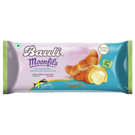 Bauli Moonfils soft and Delicious Puff Roll with Vanilla Creme