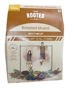 The Rooted Co Roasted Muesli Multi Millet
