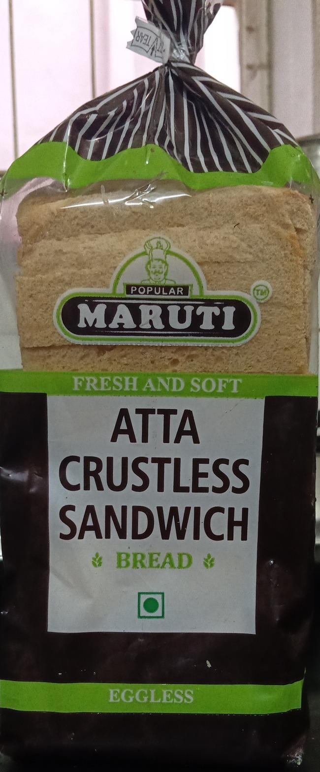 Maruti Atta Crustless Sandwich Bread